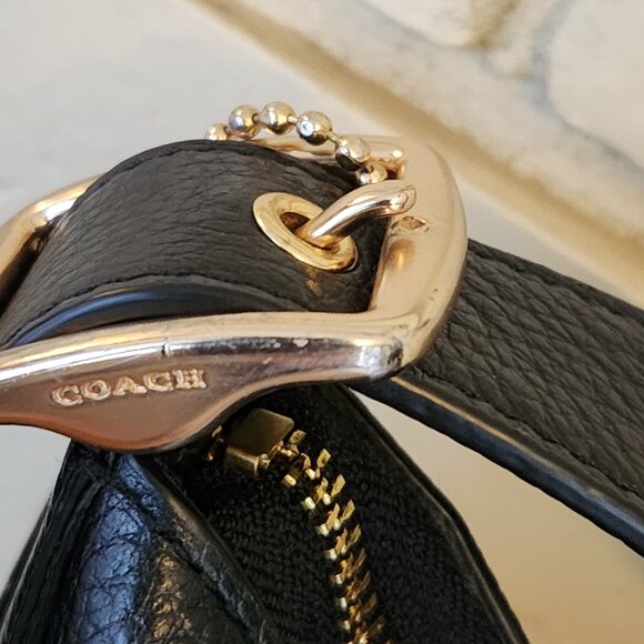 Coach Val Black Leather Shoulder Bag - Picture 4 of 12